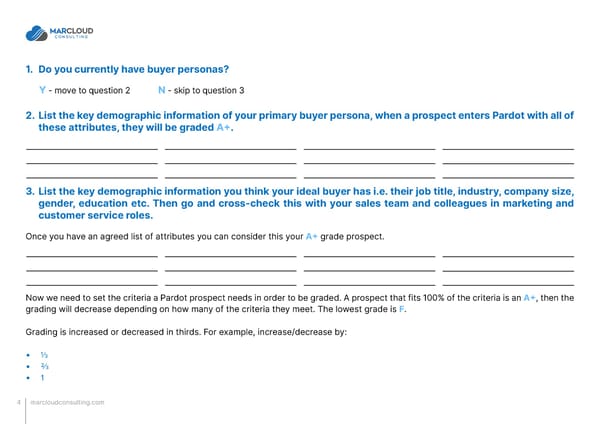 Pardot Scoring and Grading Worksheet - Page 4