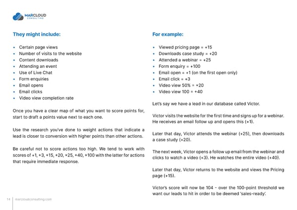 MCAE Pardot Scoring and Grading That Works - Page 14