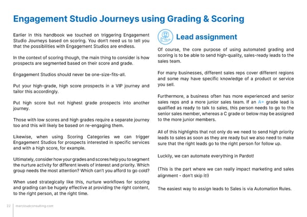 MCAE Pardot Scoring and Grading That Works - Page 22