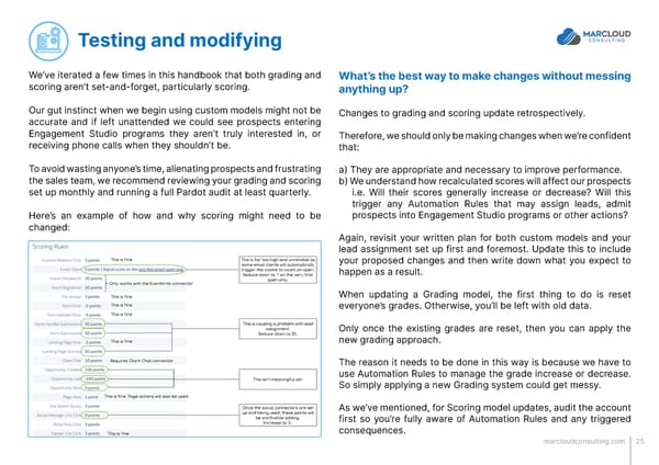 MCAE Pardot Scoring and Grading That Works - Page 25