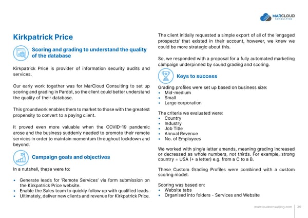 MCAE Pardot Scoring and Grading That Works - Page 29