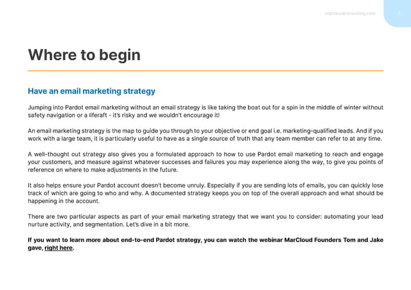 The Expert’s Guide to Great Pardot Email Marketing - Page 7