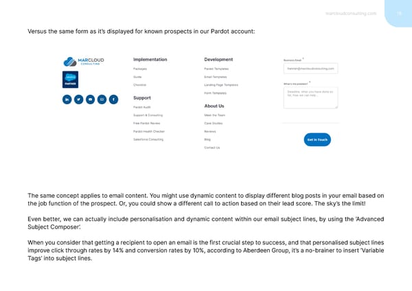 The Expert’s Guide to Great Pardot Email Marketing - Page 18