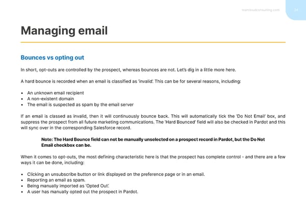 The Expert’s Guide to Great Pardot Email Marketing - Page 24